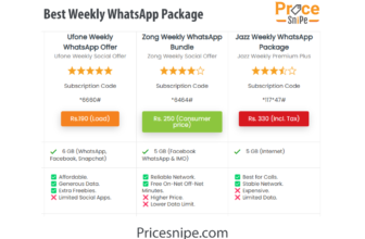 Ufone, Zong, Jazz best Weekly WhatsApp Package